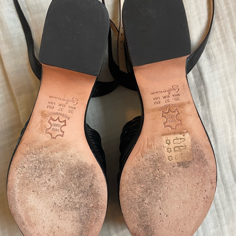 Black Platform Sandals - image 6